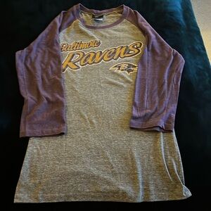 Ravens quarter sleeve t-shirt.